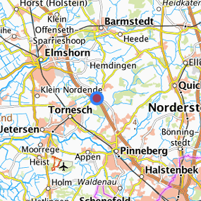 Lage in der gesuchten Region 