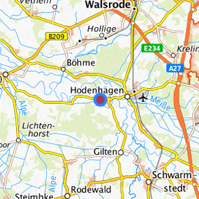 Location in the requested region 