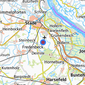 Location in the requested region 