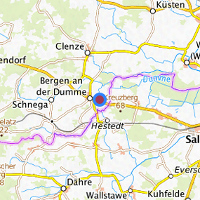 Lage in der gesuchten Region 