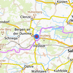 Lage in der gesuchten Region 