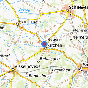 Location in the requested region 