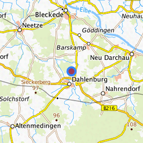 Lage in der gesuchten Region 