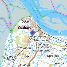 Location in the requested region 