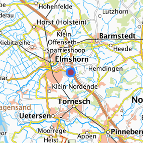 Lage in der gesuchten Region 