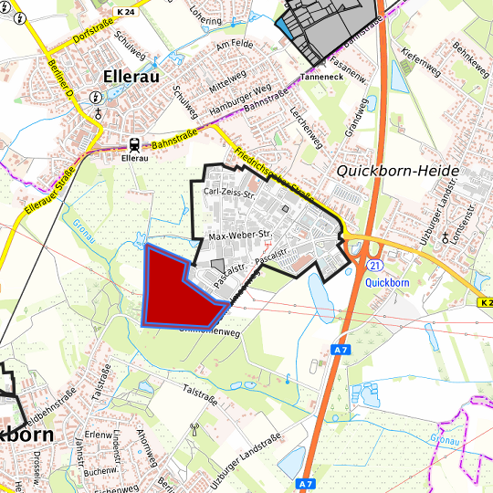 Detailed view of the requested site