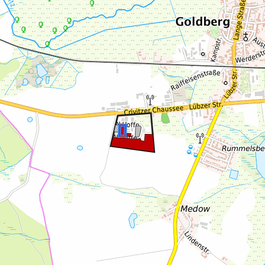 Detailed view of the requested site