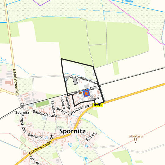 Detailed view of the requested site