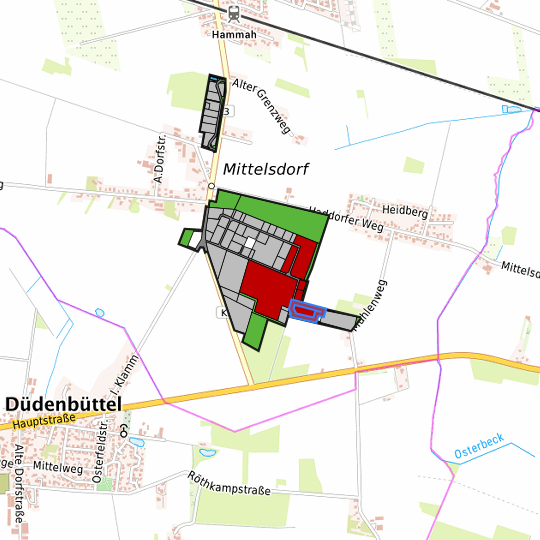 Detaildarstellung der gesuchten Gewerbefläche