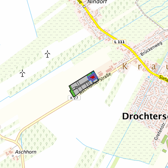 Detaildarstellung der gesuchten Gewerbefläche