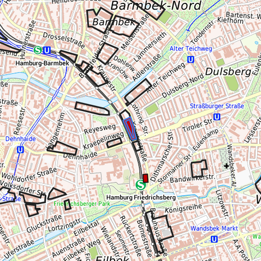 Detailed view of the requested site