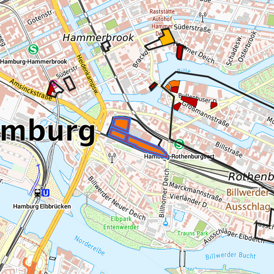 Detailed view of the requested site