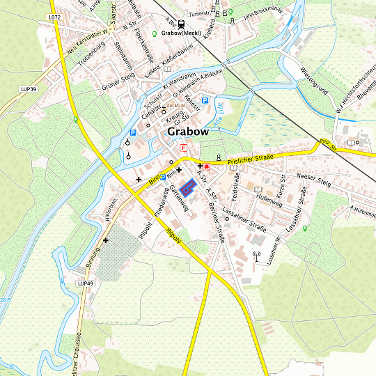 Detailed view of the requested site