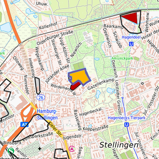 Detailed view of the requested site