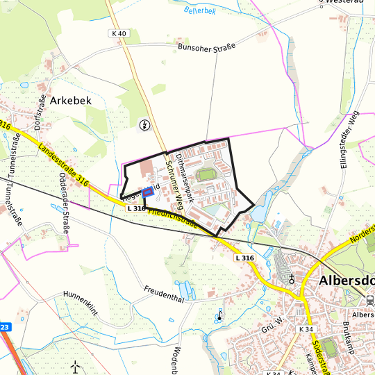 Detailed view of the requested site