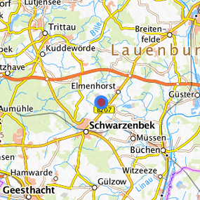 Lage in der gesuchten Region 