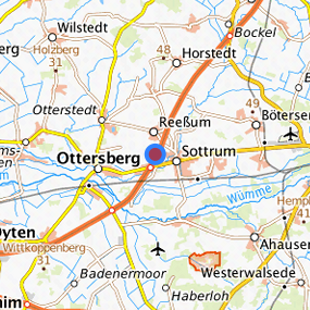 Lage in der gesuchten Region 