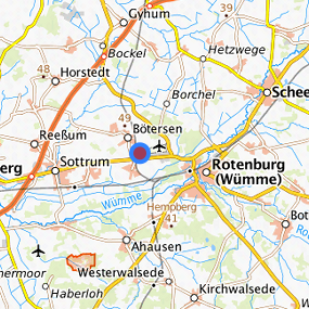 Location in the requested region 
