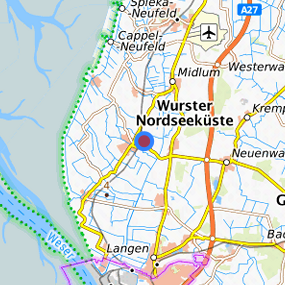 Lage in der gesuchten Region 