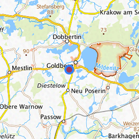 Lage in der gesuchten Region 