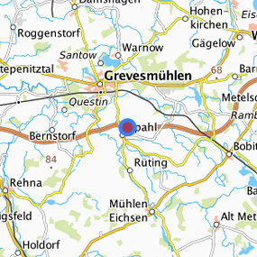 Lage in der gesuchten Region 