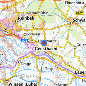 Location in the requested region 