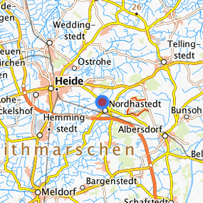 Lage in der gesuchten Region 
