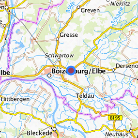 Lage in der gesuchten Region 