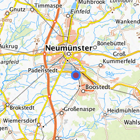 Lage in der gesuchten Region 