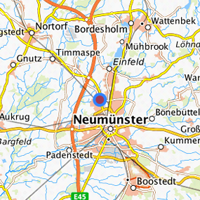 Lage in der gesuchten Region 