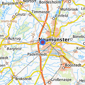 Location in the requested region 