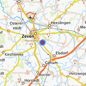 Lage in der gesuchten Region 
