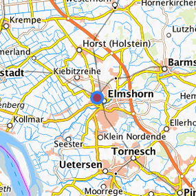 Lage in der gesuchten Region 