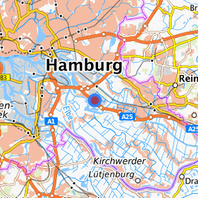 Lage in der gesuchten Region 