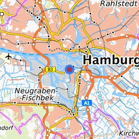 Location in the requested region 