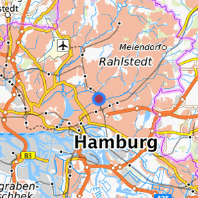 Location in the requested region 