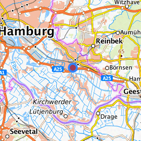 Location in the requested region 