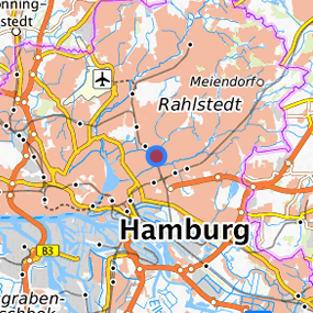 Location in the requested region 