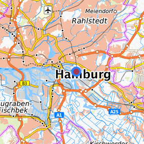 Location in the requested region 