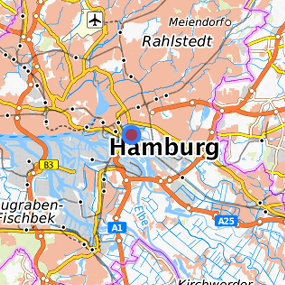 Location in the requested region 