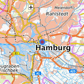 Location in the requested region 