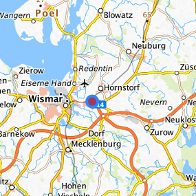 Lage in der gesuchten Region 