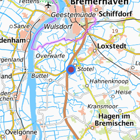 Location in the requested region 