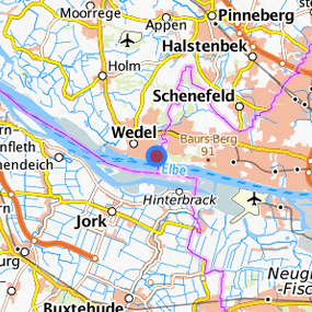 Lage in der gesuchten Region 