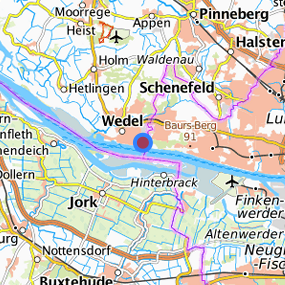 Location in the requested region 