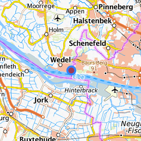 Location in the requested region 