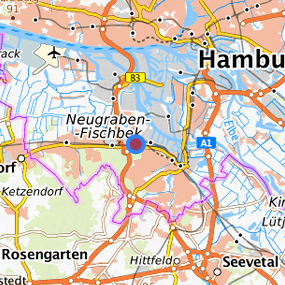 Lage in der gesuchten Region 
