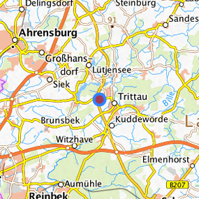 Location in the requested region 