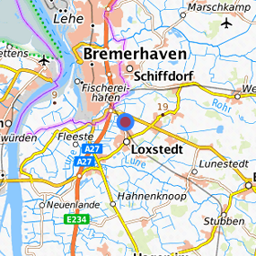 Lage in der gesuchten Region 