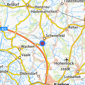 Location in the requested region 